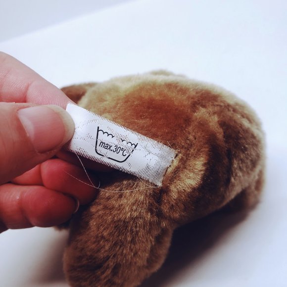 Paul Imports Teddy Bear Tan Plush German Ribbon Hanger Stuffed Animal 4.5" - Picture 8 of 9